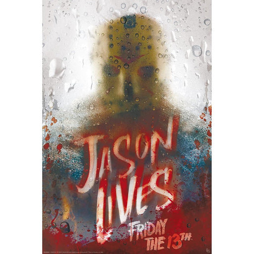 Poster Maxi Friday the 13th - 91.5x61 - Jason Lives - Red Goblin