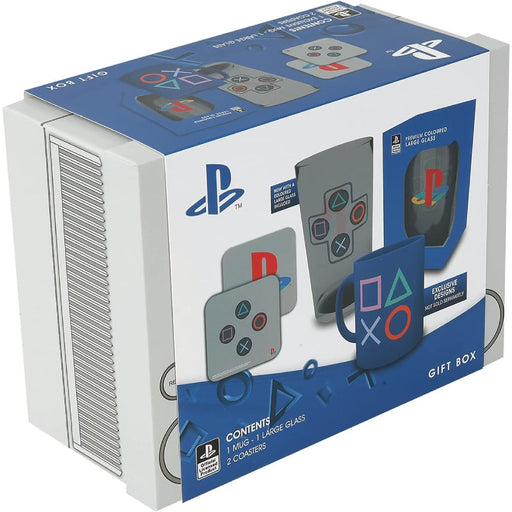 Cutie Cadou Playstation - Pahar XXL + Cana + 2 Coastere Classic 2019 - Red Goblin