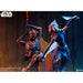 Precomanda Figurina Star Wars The Clone Wars Diorama Ahsoka Tano vs Darth Maul 51 cm - Red Goblin