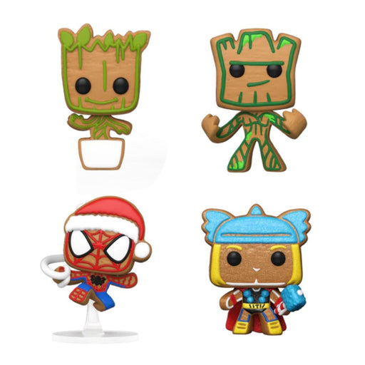 Set 4 Figurine Pocket POP Marvel - Tree Holiday Box - Red Goblin