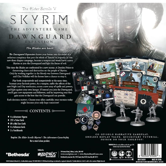 The Elder Scrolls Skyrim - Adventure Board Game Dawnguard Expansion - Red Goblin