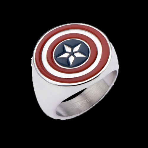 Inel: Captain America - Shield - Red Goblin