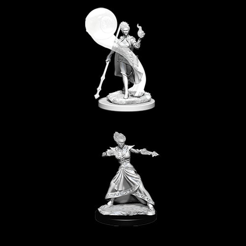 D&D Nolzur's Marvelous Unpainted Miniatures: Fire Genasi Female Wizard - Red Goblin