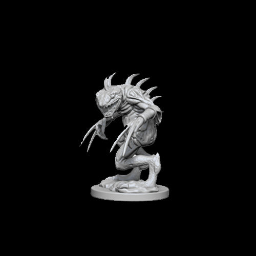 D&D Nolzur's Marvelous Unpainted Miniatures: Grey Slaad & Death Slaad - Red Goblin