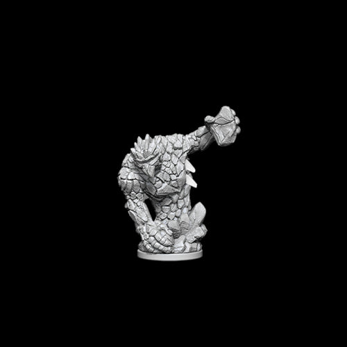 Pathfinder Unpainted Miniatures: Medium Earth Elemental - Red Goblin