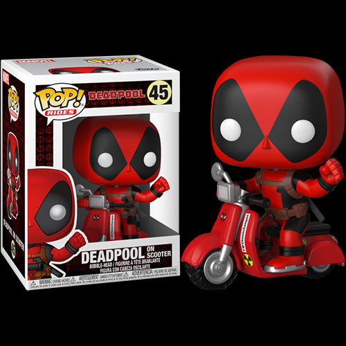 Funko Pop Rides: Deadpool - Deadpool & Scooter - Red Goblin