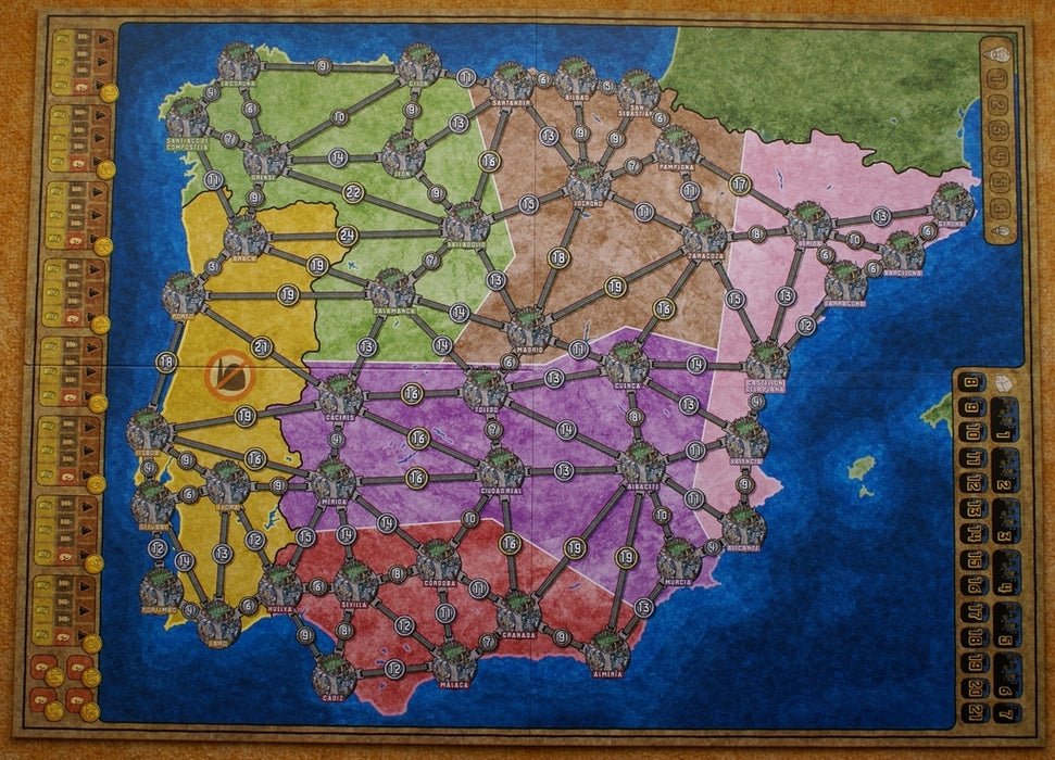 Power Grid: Brazil/Spain & Portugal - Red Goblin