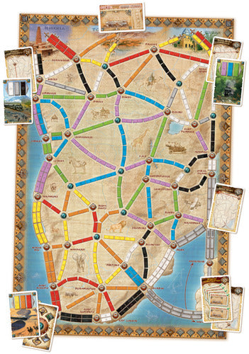 Ticket to Ride Map Collection: Volume 3 – The Heart of Africa - Red Goblin