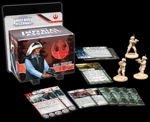 Star Wars: Imperial Assault – Rebel Troopers Ally Pack - Red Goblin