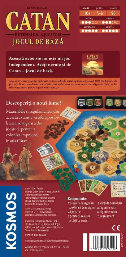 Catan: Extensia pentru 5-6 jucători - Red Goblin