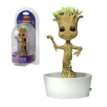 Marvel Guardians Of The Galaxy - Dancing Groot Solar Powered Body Knocker - Red Goblin