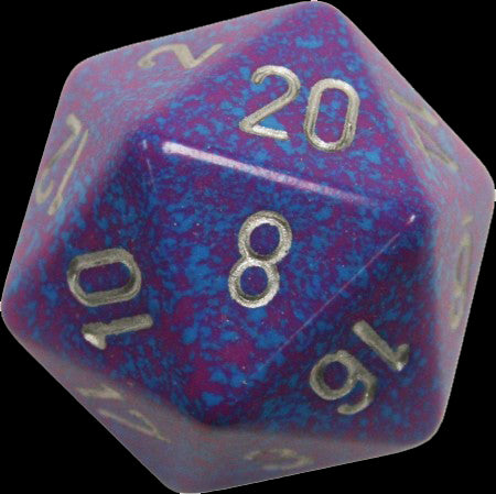 Zar d20 piperat (mare) - Red Goblin