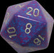 Zar d20 piperat (mare) - Red Goblin