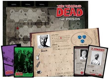 The Walking Dead: The Prison – Board Game - Red Goblin