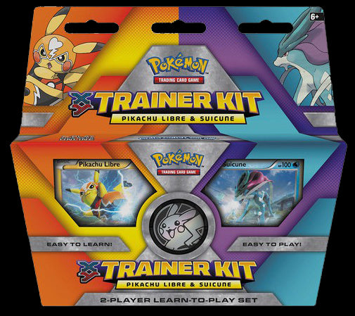 Pokemon Trading Card Game: XY Trainer Kit - Pikachu Libre and Suicune - Red Goblin