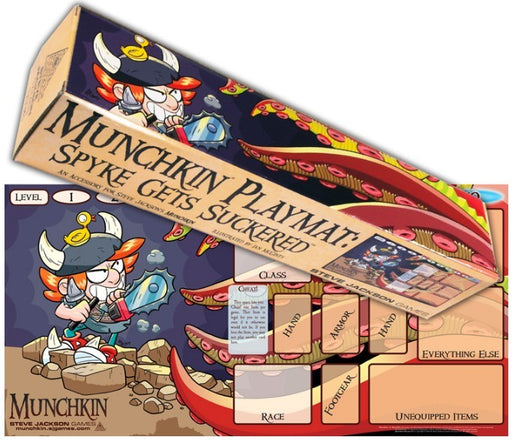 Munchkin Play Mat: Spyke Gets Suckered - Red Goblin