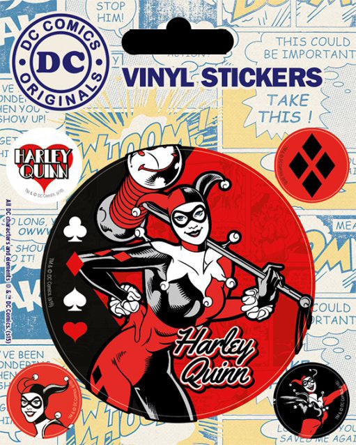 Harley Quinn Sticker Set - Red Goblin