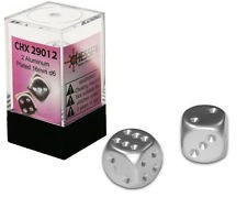 Aluminium Metallic D6 Dice - Red Goblin