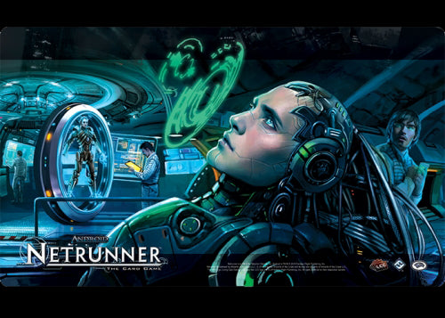 Android: Netrunner Play Mat - Creation and Control - Red Goblin