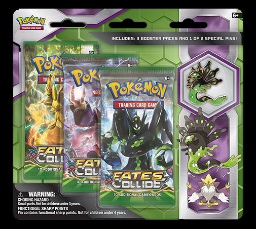 Pokemon Trading Card Game: Mega Alakazam and Zygarde 3-Pack Pin Blister - Red Goblin