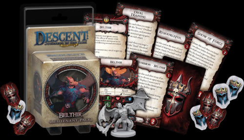 Descent: Journeys in the Dark (ediţia a doua) – Belthir Lieutenant Pack - Red Goblin