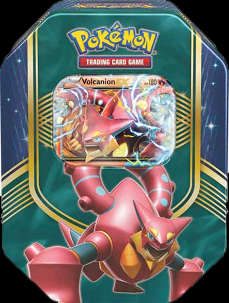 Pokemon Trading Card Game: Battle Heart Tin - Volcanion EX - Red Goblin