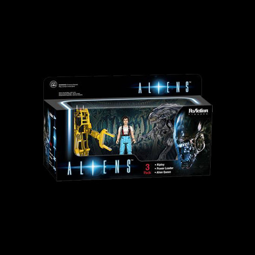 Aliens: Set figurine Ellen Ripley, Power Loader & Alien Queen - Red Goblin