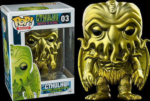 Funko Pop: Cthulhu - Metallic Gold Cthulhu - Red Goblin