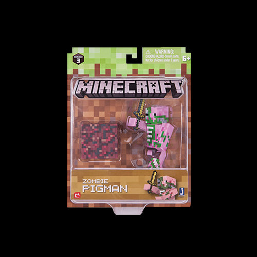 Minecraft: Action Figure Zombie Pigman 8 cm - Red Goblin