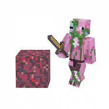 Minecraft: Action Figure Zombie Pigman 8 cm - Red Goblin