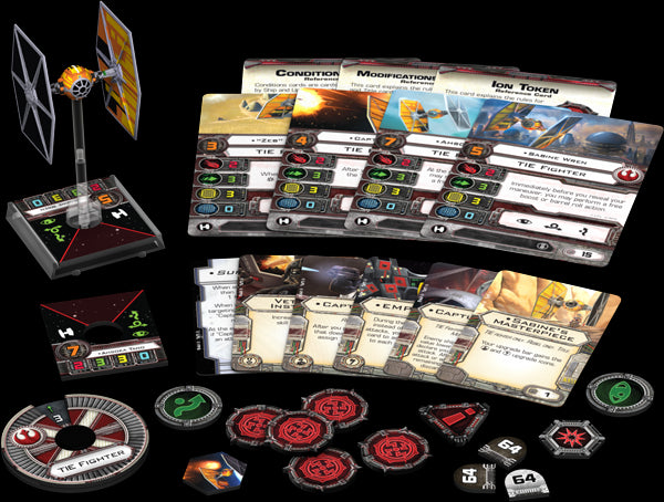 Star Wars: X-Wing Miniatures Game – Sabine’s TIE Fighter Expansion Pack - Red Goblin