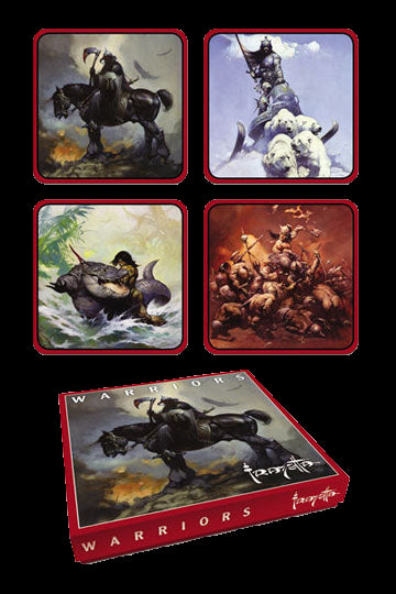 Frank Frazetta: Set Suport pahare Warrior - Red Goblin