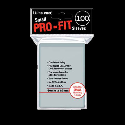 Ultra PRO Sleeves: Pro-Fit Small (100) - Red Goblin