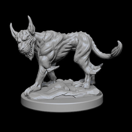 D&D Unpainted Miniatures: Blink Dogs - Red Goblin