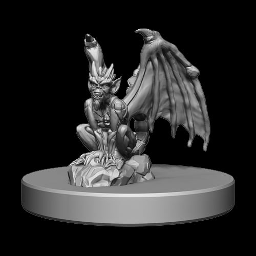 D&D Unpainted Miniatures: Familiars - Red Goblin