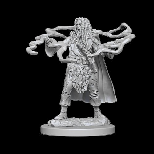 D&D Unpainted Miniatures: Human Male Sorcerer - Red Goblin