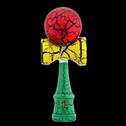 Kendama Krom Full Crack Rasta - Red Goblin