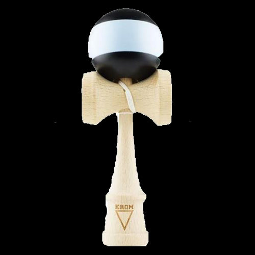 Kendama Krom Rubber Stripe Black With Sea Foam - Red Goblin