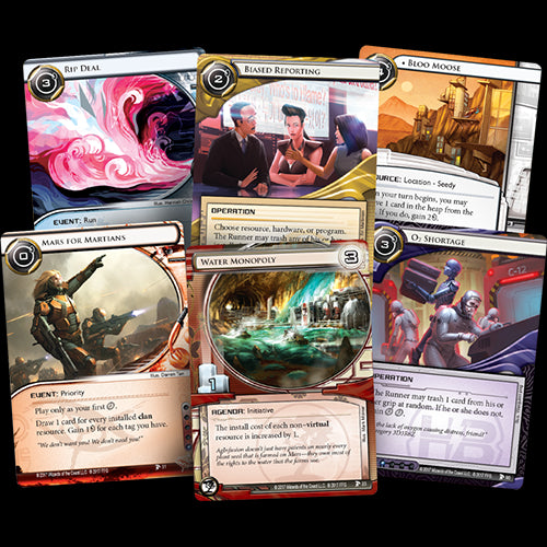 Android: Netrunner - Free Mars Data Pack - Red Goblin