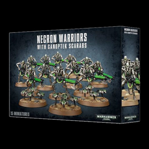 Warhammer: Necron Warriors with Canoptek Scarabs - Red Goblin