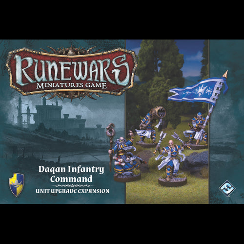 Runewars Miniatures Game - Daqan Infantry Command - Red Goblin