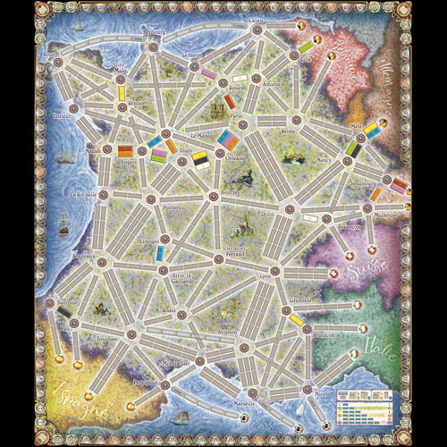 Ticket to Ride Map Collection: Volume 6 – France & Old West - Red Goblin