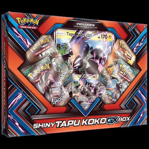 Pokemon Trading Card Game: Shiny Tapu Koko-GX Box - Red Goblin