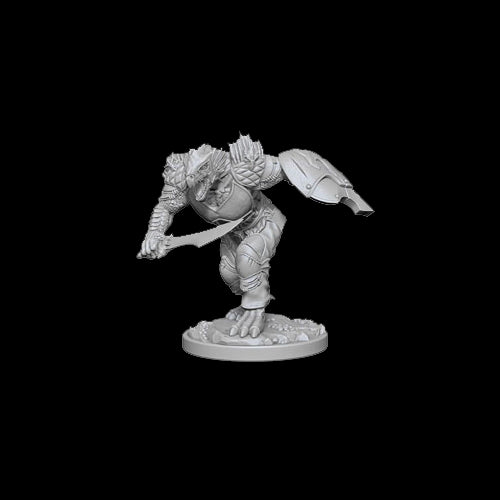 D&D Nolzur's Marvelous Unpainted Miniatures: Dragonborn Male Fighter - Red Goblin