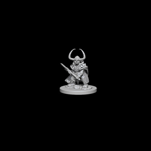 D&D Nolzur's Marvelous Unpainted Miniatures: Dwarf Female Barbarian - Red Goblin