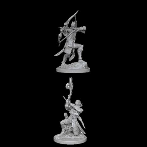 D&D Nolzur's Marvelous Unpainted Miniatures: Elf Male Bard - Red Goblin