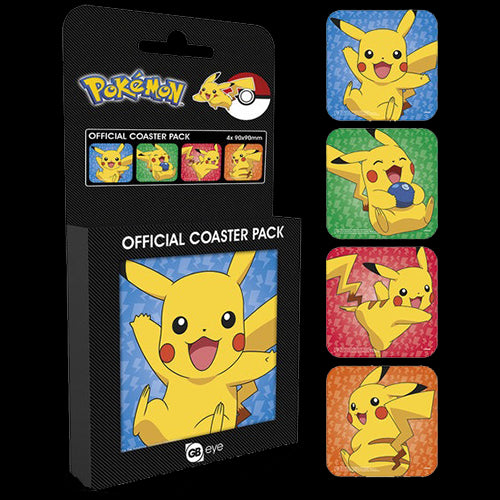 Pokemon: Set suport pahare Pikachu - Red Goblin