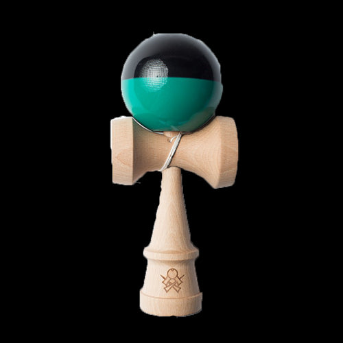 Kendama Sweets Sumo Half Split Black Teal - Red Goblin