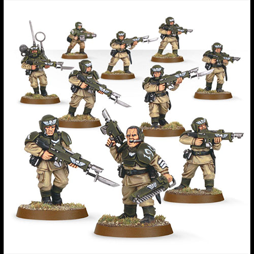 Warhammer: Cadian Infantry Squad - Red Goblin