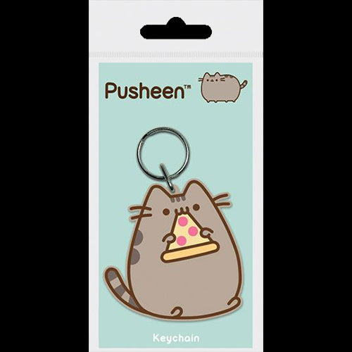 Breloc de cauciuc - Pusheen: Pizza - Red Goblin